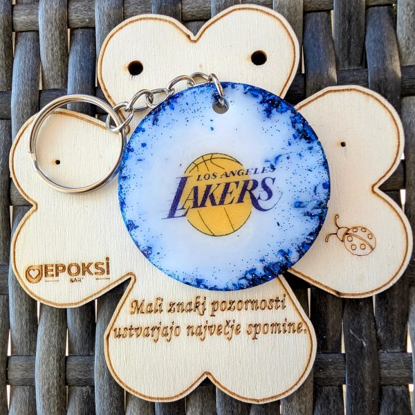 🏀 Obesek za prave navijače LA Lakers! 💜💛 - moder